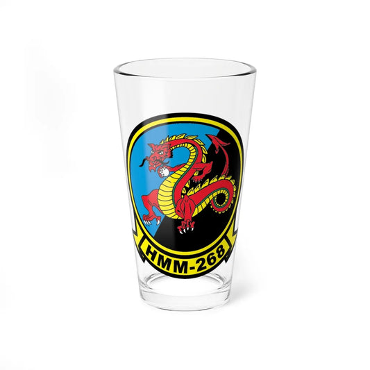 HMM 268 alt (USMC) Pint Glass 16oz-16oz-Go Mug Yourself