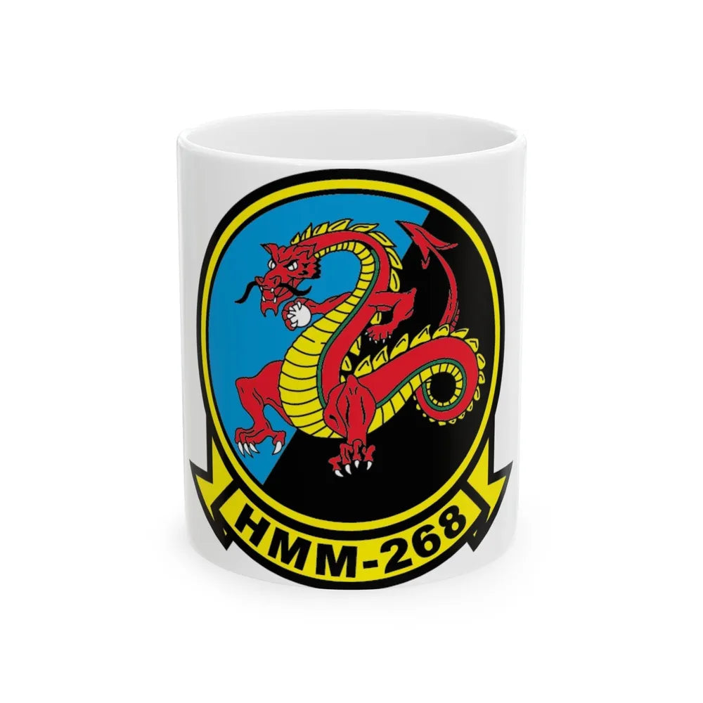 HMM 268 alt (USMC) White Coffee Mug-11oz-Go Mug Yourself