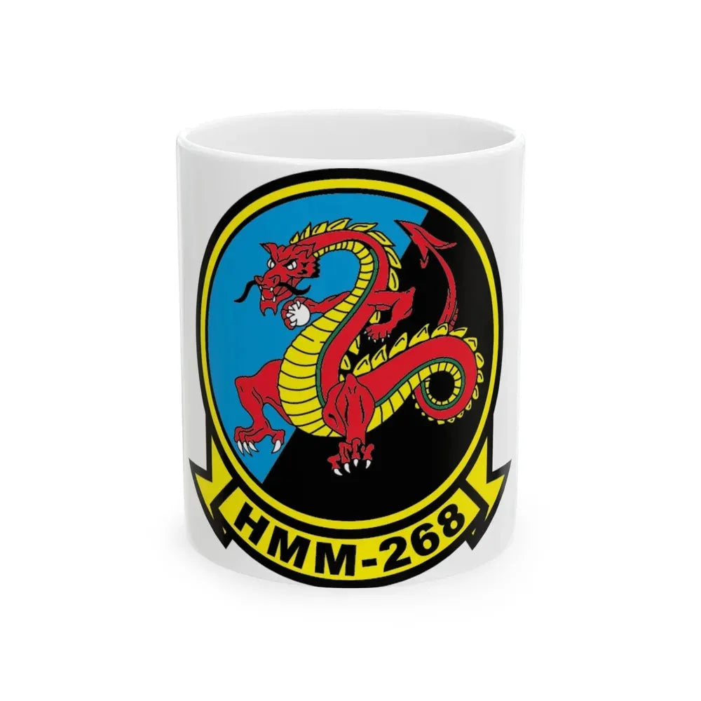 HMM 268 alt (USMC) White Coffee Mug 11oz - Go Mug Yourself