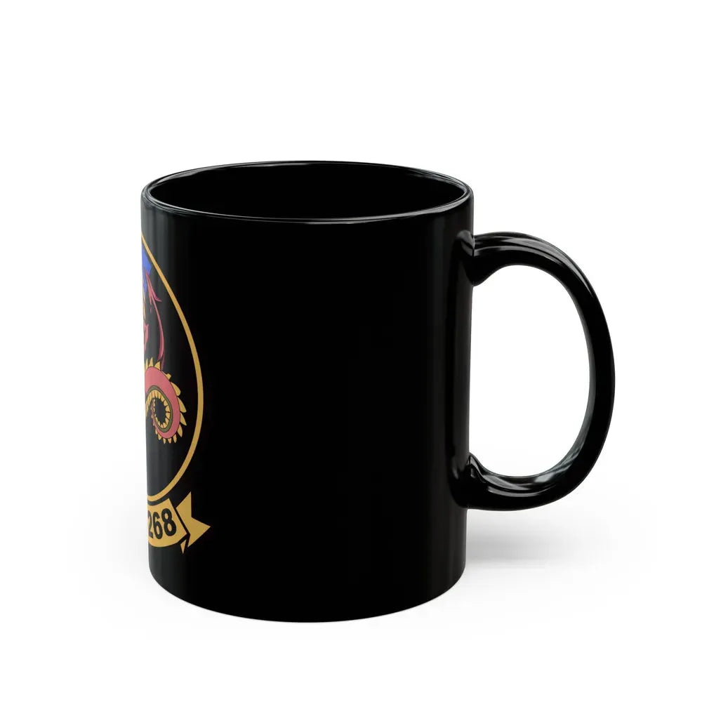 HMM 268 (USMC) Black Coffee Mug - Go Mug Yourself