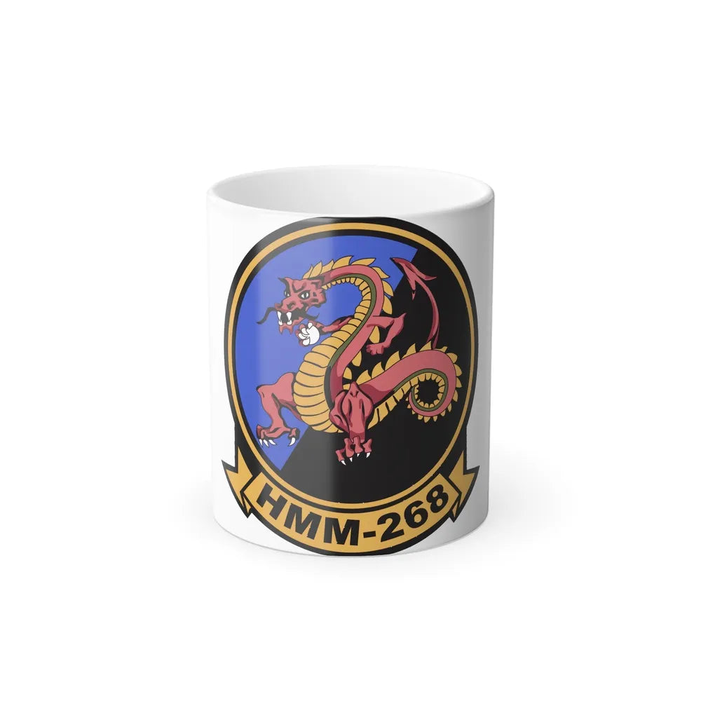 HMM 268 (USMC) Color Changing Mug 11oz-11oz-Go Mug Yourself