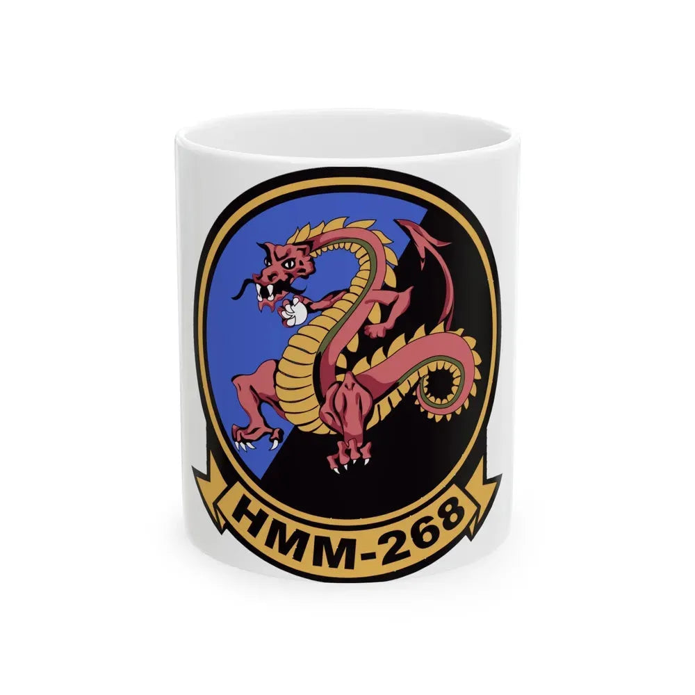HMM 268 (USMC) White Coffee Mug 11oz - Go Mug Yourself