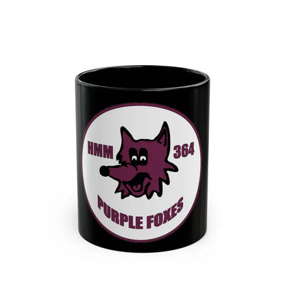 HMM 364 (USMC) Black Coffee Mug-11oz-Go Mug Yourself