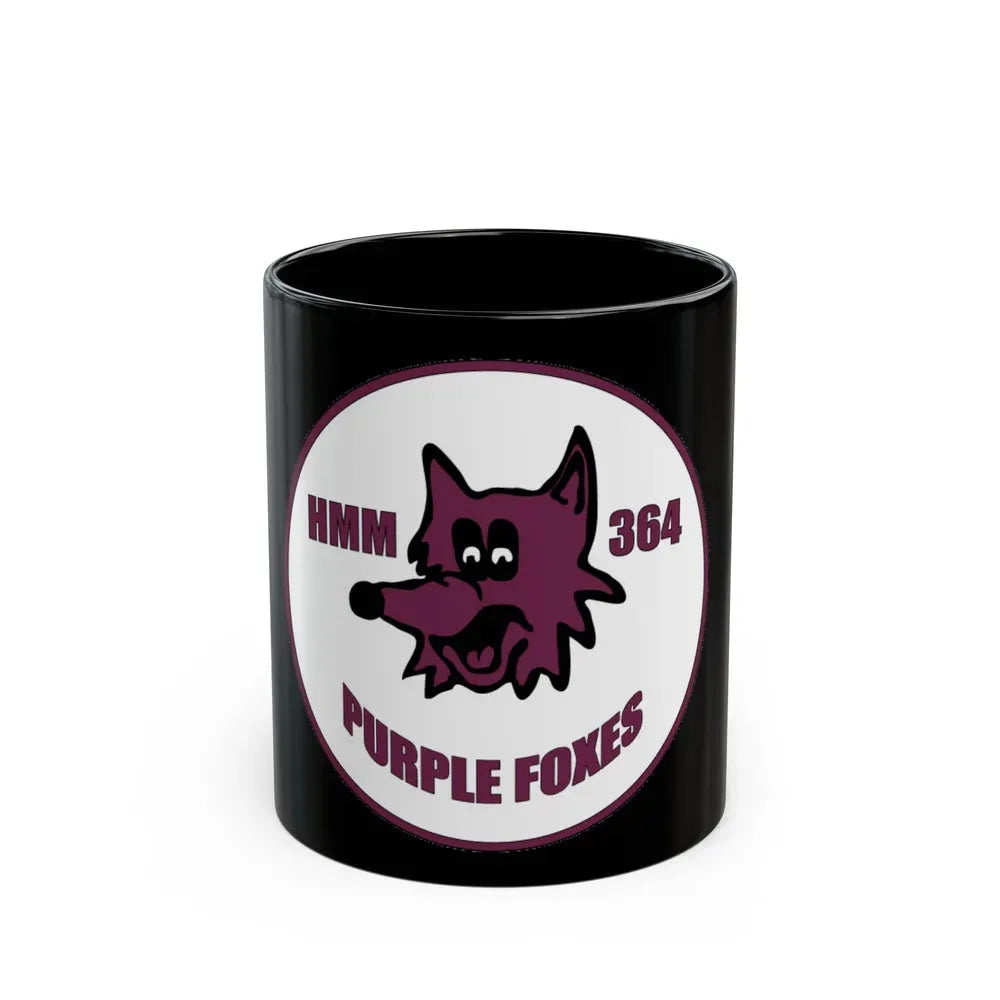 HMM 364 (USMC) Black Coffee Mug 11oz - Go Mug Yourself