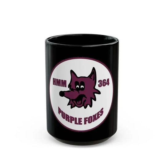 HMM 364 (USMC) Black Coffee Mug 15oz - Go Mug Yourself