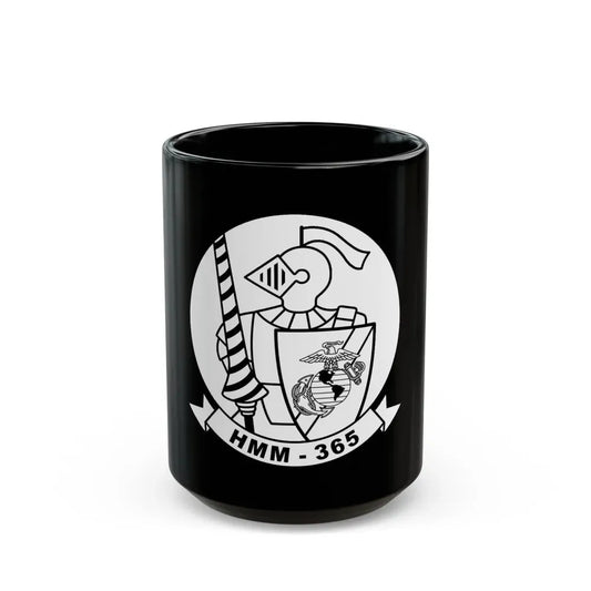 HMM 365 (USMC) Black Coffee Mug 15oz - Go Mug Yourself