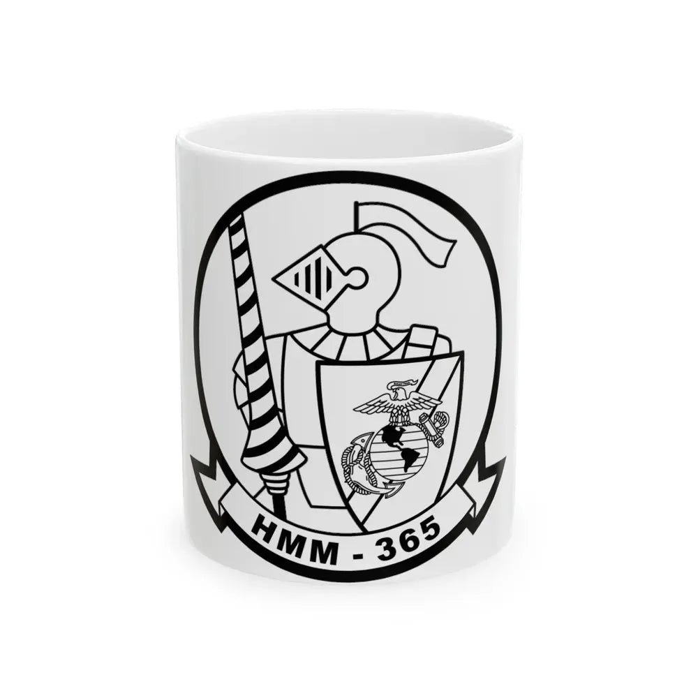HMM 365 (USMC) White Coffee Mug 11oz - Go Mug Yourself