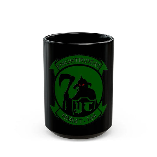 HMMT 164 (USMC) Black Coffee Mug-15oz-Go Mug Yourself