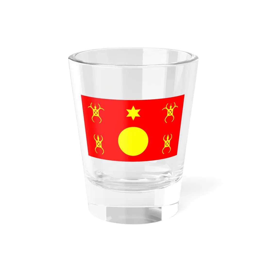Hmong Flag UNPO (Laos) Shot Glass 1.5oz 1.5oz - Go Mug Yourself