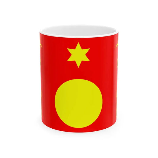Hmong Flag UNPO (Laos) White Coffee Mug 11oz - Go Mug Yourself