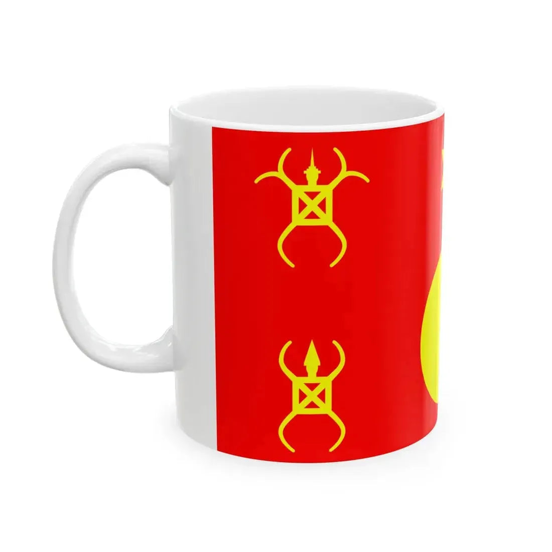 Hmong Flag UNPO (Laos) White Coffee Mug - Go Mug Yourself