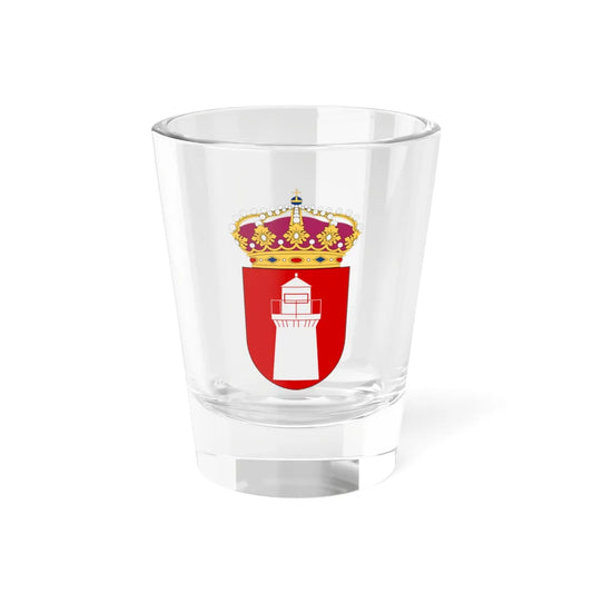 HMS Bredskär vapen (Sweden) (Coat of Arms) Shot Glass 1.5oz 1.5oz - Go Mug Yourself