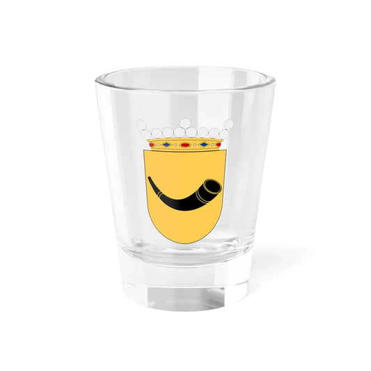 HMS Claes Horn vapen (Sweden) (Coat of Arms) Shot Glass 1.5oz 1.5oz - Go Mug Yourself
