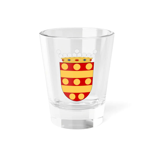 HMS Clas Fleming vapen (Sweden) (Coat of Arms) Shot Glass 1.5oz 1.5oz - Go Mug Yourself
