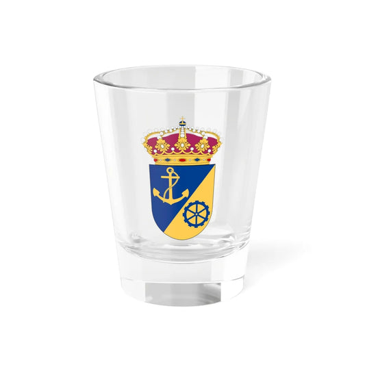 HMS Gålö vapen (Sweden) (Coat of Arms) Shot Glass 1.5oz 1.5oz - Go Mug Yourself