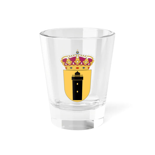 HMS Holmön vapen (Sweden) (Coat of Arms) Shot Glass 1.5oz 1.5oz - Go Mug Yourself