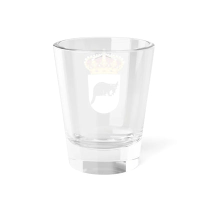 HMS Härnösand vapen (Sweden) (Coat of Arms) Shot Glass 1.5oz - Go Mug Yourself