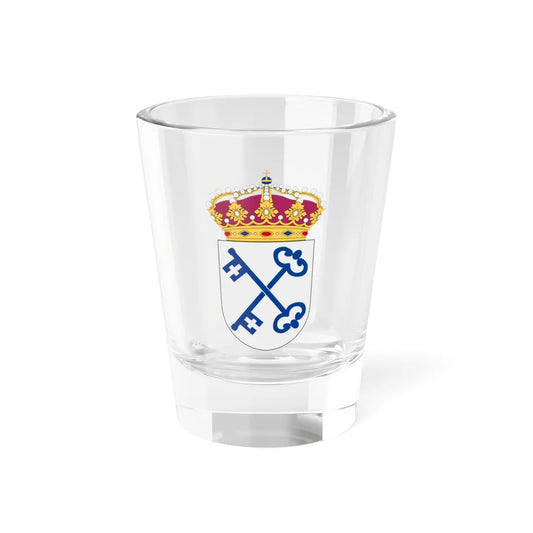 HMS Luleå vapen (Sweden) (Coat of Arms) Shot Glass 1.5oz 1.5oz - Go Mug Yourself