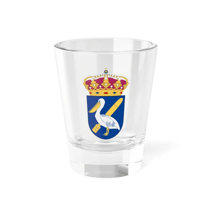 HMS Pelikanen vapen (Sweden) (Coat of Arms) Shot Glass 1.5oz 1.5oz - Go Mug Yourself