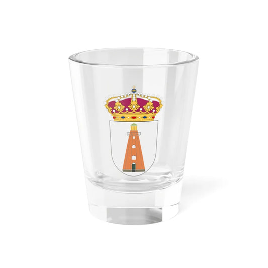 HMS Sandön vapen (Sweden) (Coat of Arms) Shot Glass 1.5oz 1.5oz - Go Mug Yourself