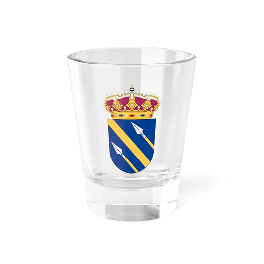 HMS Skaftö vapen (Sweden) (Coat of Arms) Shot Glass 1.5oz 1.5oz - Go Mug Yourself