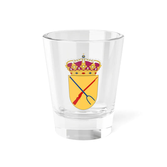 HMS Snapphanen vapen (Sweden) (Coat of Arms) Shot Glass 1.5oz 1.5oz - Go Mug Yourself