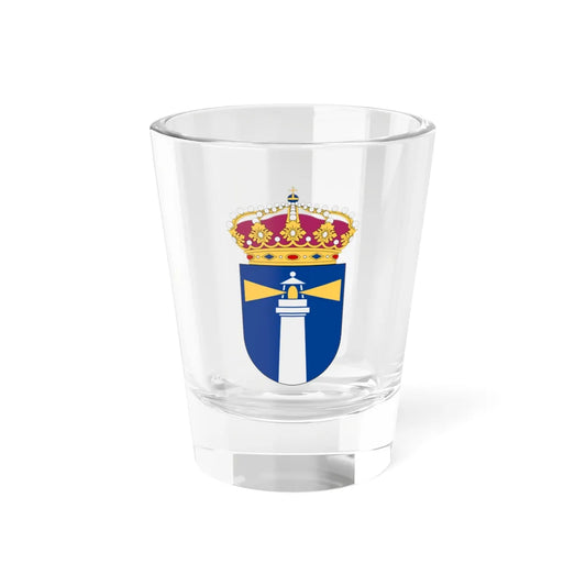 HMS Spårö vapen (Sweden) (Coat of Arms) Shot Glass 1.5oz 1.5oz - Go Mug Yourself