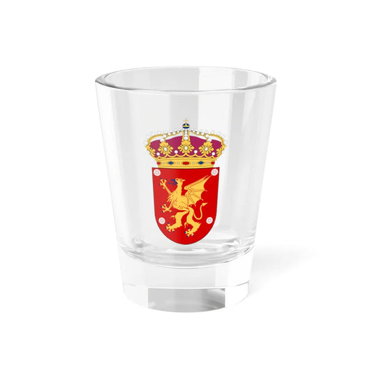 HMS Östergötland vapen (Sweden) (Coat of Arms) Shot Glass 1.5oz 1.5oz - Go Mug Yourself