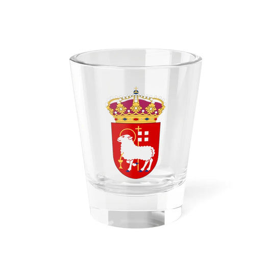 HMS Visby vapen jagare (Sweden) (Coat of Arms) Shot Glass 1.5oz 1.5oz - Go Mug Yourself