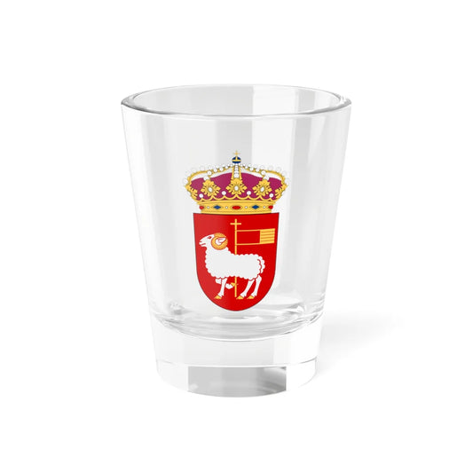 HMS Visby vapen korvett (Sweden) (Coat of Arms) Shot Glass 1.5oz 1.5oz - Go Mug Yourself