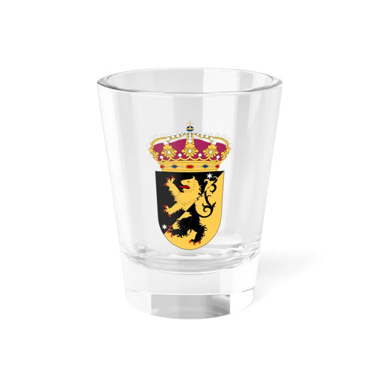 HMS Västergötland vapen (Sweden) (Coat of Arms) Shot Glass 1.5oz 1.5oz - Go Mug Yourself
