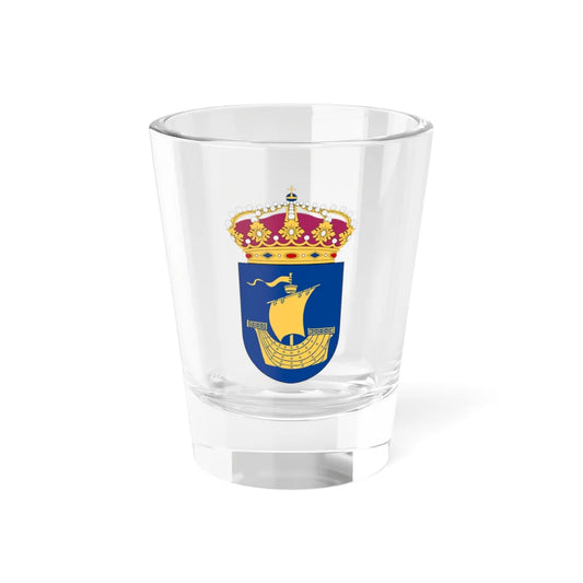 HMS Västervik vapen (Sweden) (Coat of Arms) Shot Glass 1.5oz 1.5oz - Go Mug Yourself
