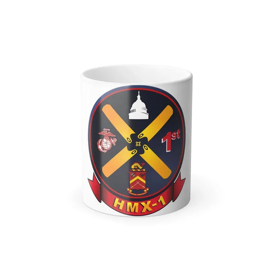 HMX 1 (USMC) Color Changing Coffee Mug 11oz - Go Mug Yourself