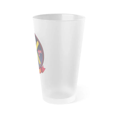 HMX 1 (USMC) Frosted Pint Glass 16oz - Go Mug Yourself