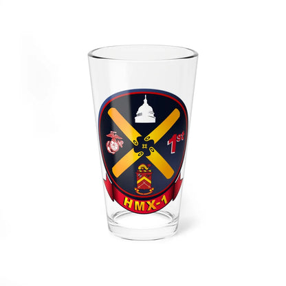 HMX 1 (USMC) Pint Glass 16oz-16oz-Go Mug Yourself