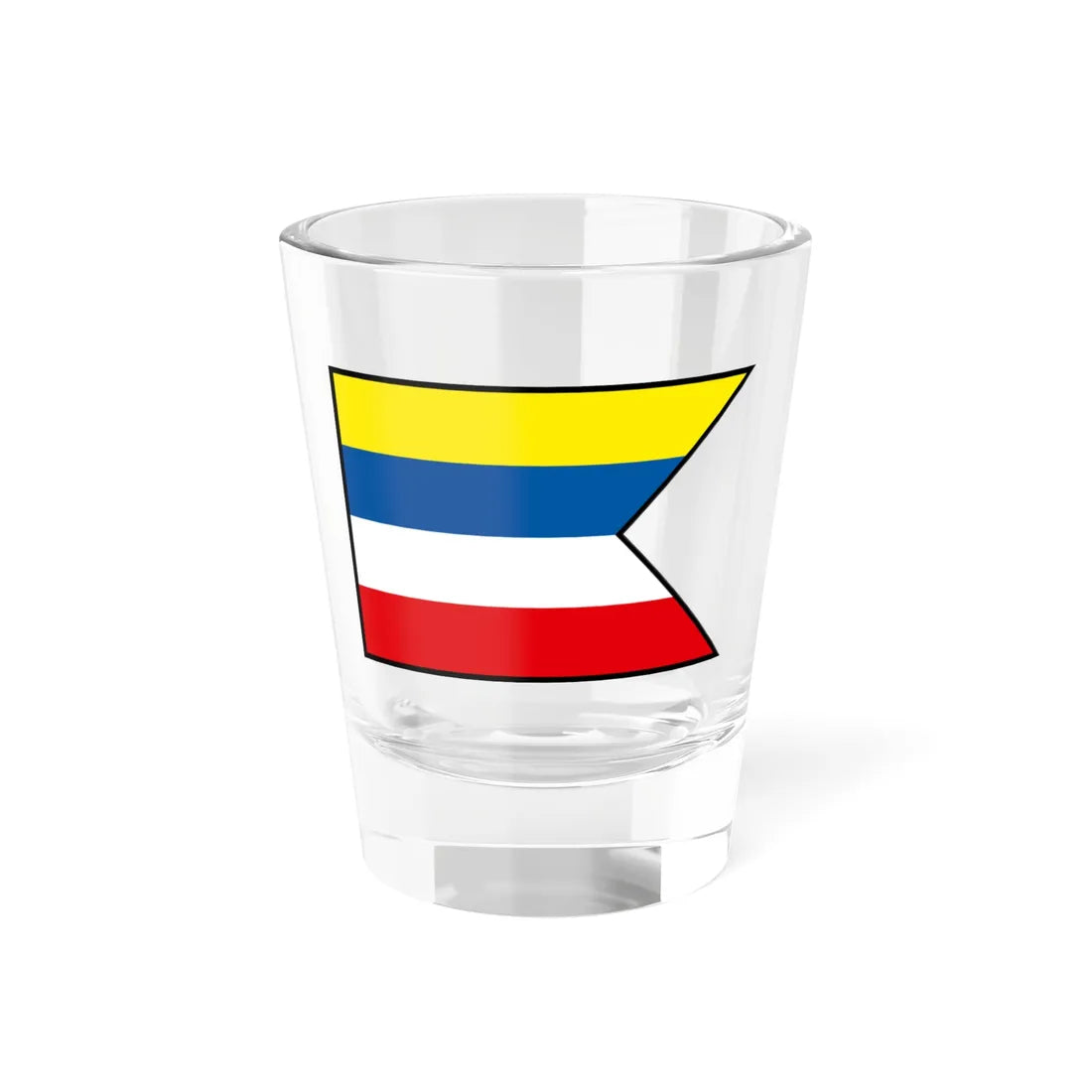 Hnusta Rimavska Sobota Flag (Slovakia) Shot Glass 1.5oz 1.5oz - Go Mug Yourself