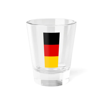 Hochformatflagge Deutschland mit waagerechten Streifen (Germany) Shot Glass 1.5oz 1.5oz - Go Mug Yourself