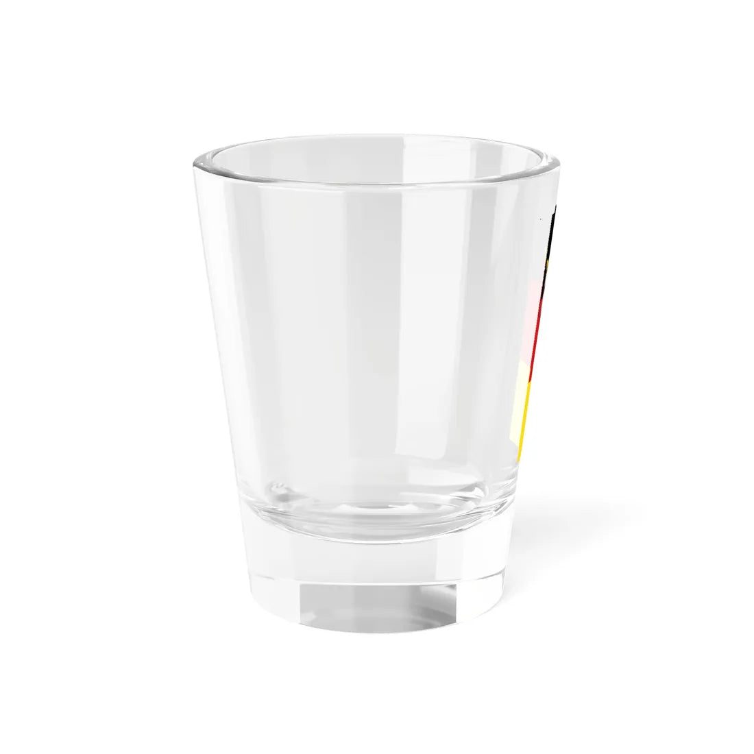 Hochformatflagge Rheinland-Pfalz mit waagerechten Streifen (Germany) Shot Glass 1.5oz - Go Mug Yourself