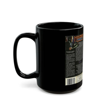 HOCKEY NIGHT (VHS COVER) - Black Coffee Mug-Go Mug Yourself