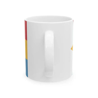 Hodosius electoral flag 1869 (Hungary) White Coffee Mug - Go Mug Yourself