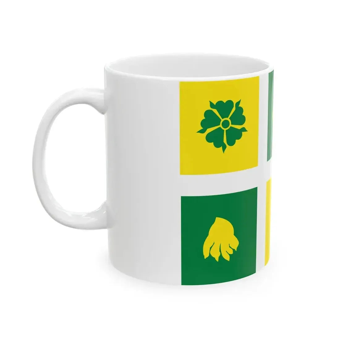 Hof van Twente vlag (Netherlands) White Coffee Mug - Go Mug Yourself