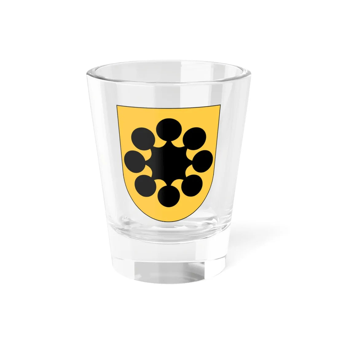 Hofors vapen (Sweden) (Coat of Arms) Shot Glass 1.5oz 1.5oz - Go Mug Yourself
