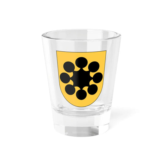 Hofors vapen (Sweden) (Coat of Arms) Shot Glass 1.5oz 1.5oz - Go Mug Yourself