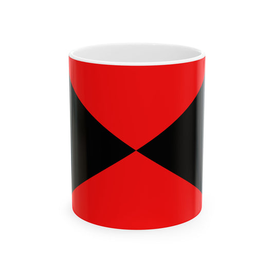 Hoifung County Peasant Association Flag (China) White Coffee Mug-11oz-Go Mug Yourself