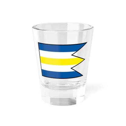 Holcikovce Vranov Nad Toplou Flag (Slovakia) Shot Glass 1.5oz 1.5oz - Go Mug Yourself