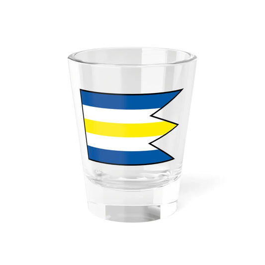Holcikovce Vranov Nad Toplou Flag (Slovakia) Shot Glass 1.5oz 1.5oz - Go Mug Yourself