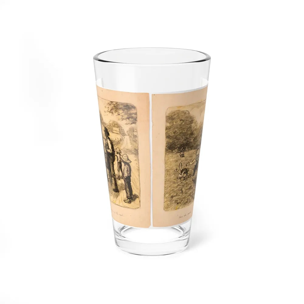 Holding Up the Mail and Two Other Rustic Character Pieces 2-3 (c. 1910s) - Pint Glass 16oz-16oz-Go Mug Yourself