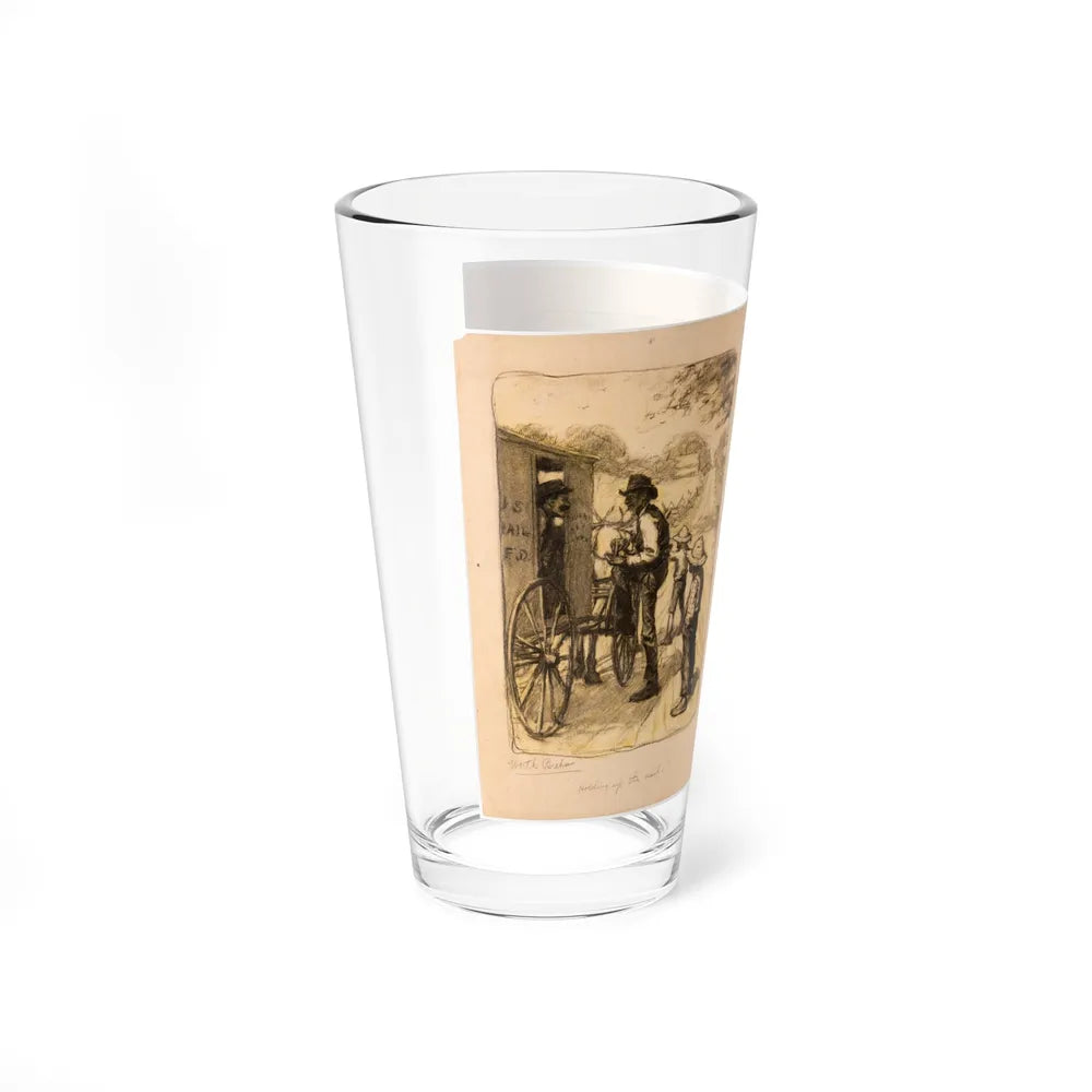 Holding Up the Mail and Two Other Rustic Character Pieces 2-3 (c. 1910s) - Pint Glass 16oz-Go Mug Yourself