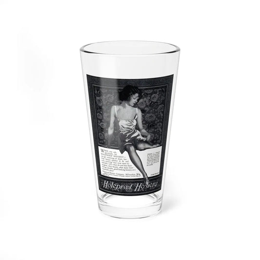 Holeproof Hosiery ad, Womans Home Companion, November 1924 - Pint Glass 16oz-16oz-Go Mug Yourself