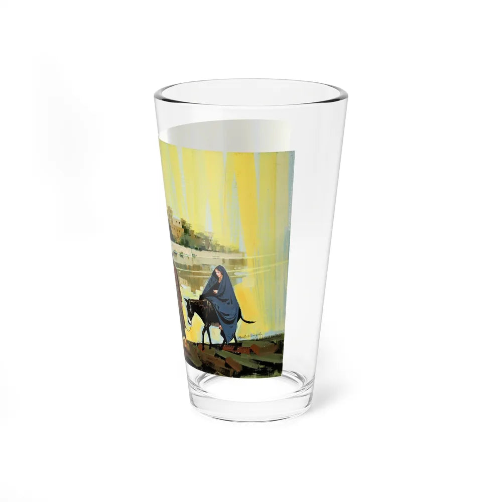 Holiday, Card Illustration 1 - Pint Glass 16oz-Go Mug Yourself